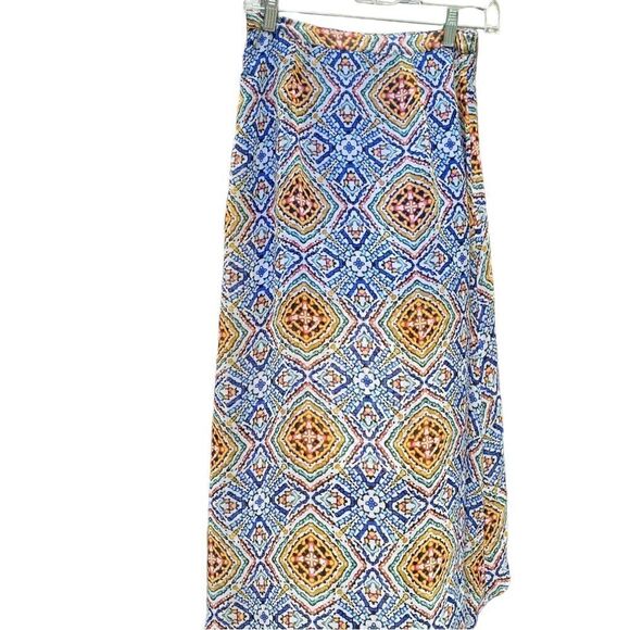 Patrons Of Peace High Low Boho Skirt Aztec Size Small - Picture 2 of 6